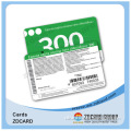 Scratch Off Prepaid Voucher card with credit size